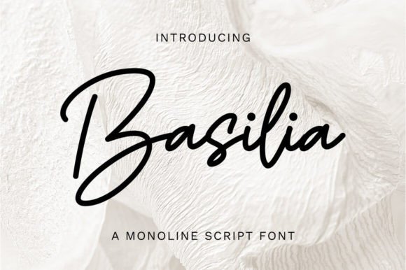 Basilia: A Handwritten Font for Logos, Branding, and Quotes