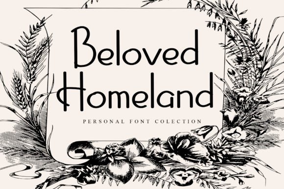 Beloved Homeland: Elegant Handwritten Font