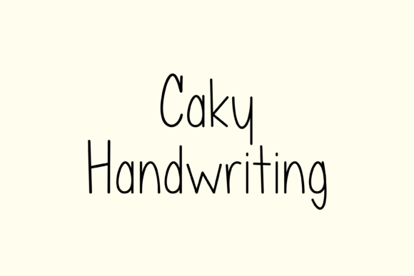 Caky Font: A Whimsical Handwritten Typeface for Joyful, Authentic Design