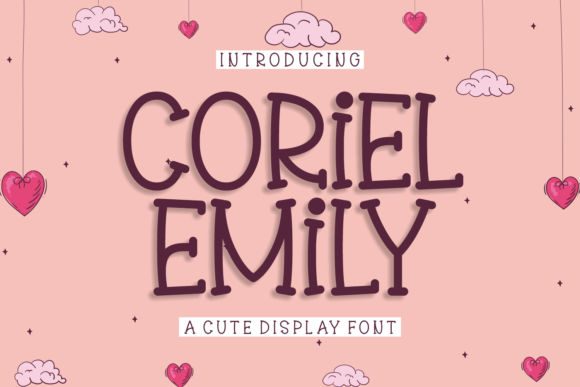 Coriel Emily: A Handwritten Typeface with Heart