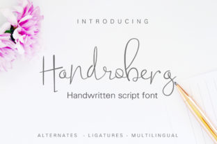 Handroberg: The Handwritten Font That Bridges Authenticity and Professional Design