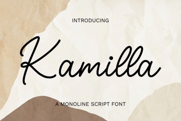 Kamila: A Handwritten Font That Feels Like a Thoughtfully Written Note