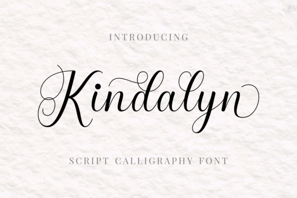 Kindalyn: A Warm, Handwritten Script Font