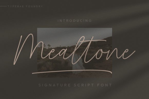 Mealtone: A Handwritten Script Font Built for Authenticity and Control