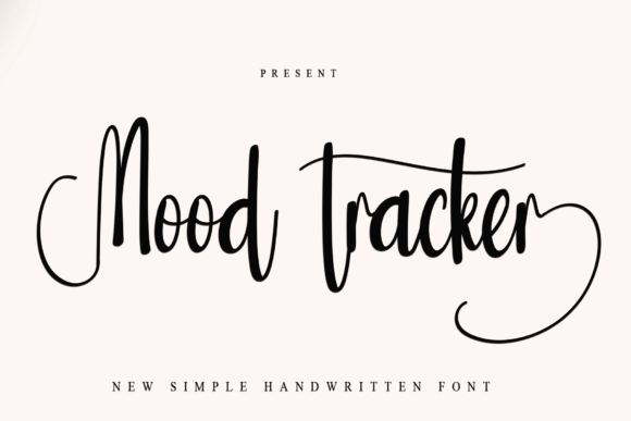 Mood Tracker: A Playful, Handwritten Font That Brings Emotional Clarity to Life