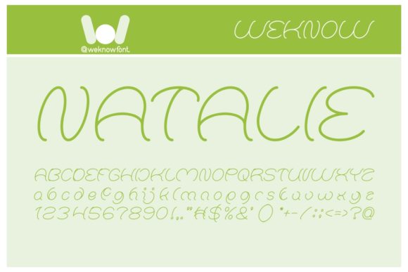 Natalie: A Friendly Handwritten Font for Real Projects