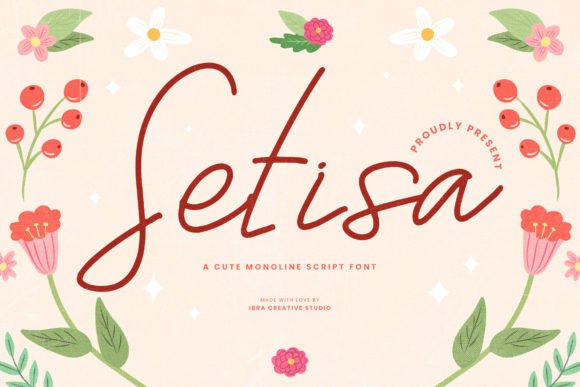 Setisa Font: The Playful, Modern Monoline Script That Elevates Creative Design