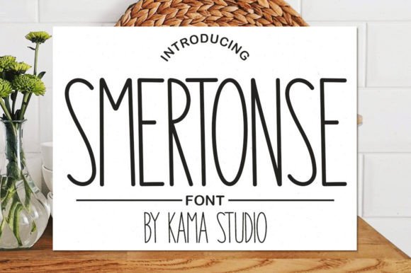 Smertonse: A Skinny Handwritten Font