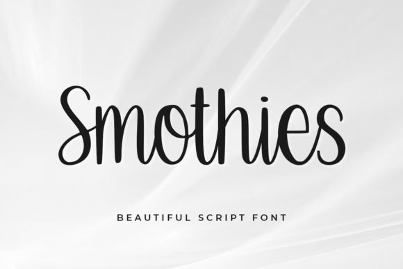 Smothies: A Handwritten Font for Real Creative Work